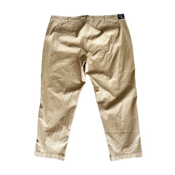 J Crew High Rise Girlfriend Chino Pant Women 22 Khaki Casual Minimalist Neutral - Picture 5 of 13